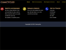 Tablet Screenshot of camcycles.co.uk